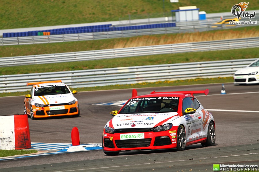 Testy uczestnikw VW Scirocco R-Cup w obiektywie Maciej Niechwiadowicza