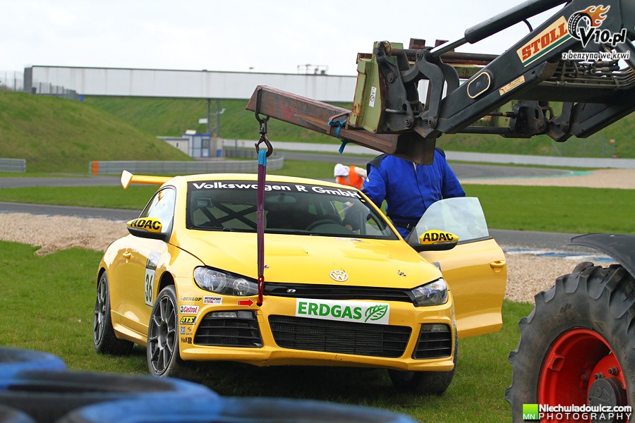 Testy uczestnikw VW Scirocco R-Cup w obiektywie Maciej Niechwiadowicza