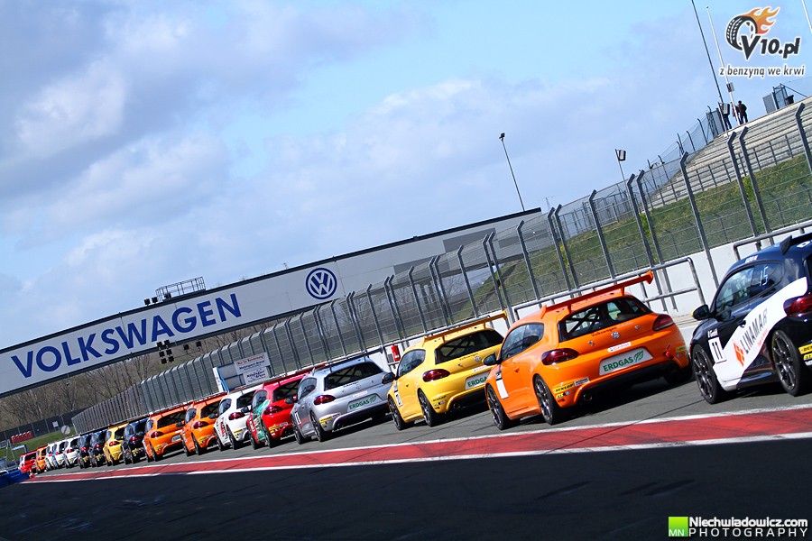 Testy uczestnikw VW Scirocco R-Cup w obiektywie Maciej Niechwiadowicza