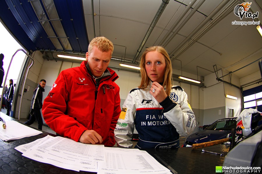 Testy uczestnikw VW Scirocco R-Cup w obiektywie Maciej Niechwiadowicza