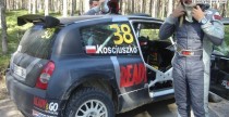 Micha Kociuszko i Maciej Szczepaniak przed oesem