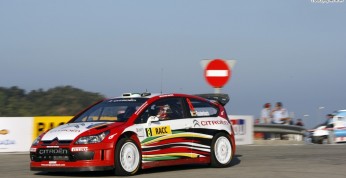 Rajd Katalonii - Citroen na odcinku testowym