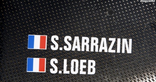 Loeb i Sarrazin na torze Paul Ricard