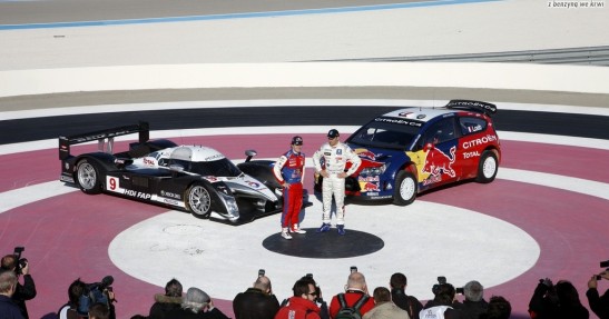 Loeb i Sarrazin na torze Paul Ricard