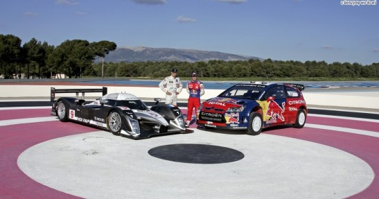 Loeb i Sarrazin na torze Paul Ricard