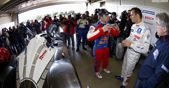 Loeb i Sarrazin na torze Paul Ricard