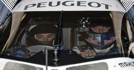 Loeb i Sarrazin na torze Paul Ricard