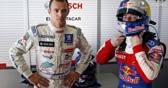 Loeb i Sarrazin na torze Paul Ricard