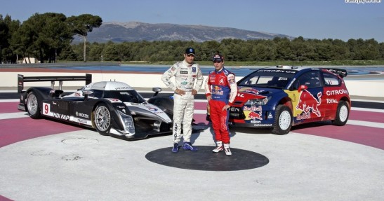 Loeb i Sarrazin na torze Paul Ricard
