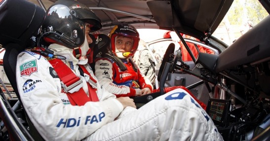 Loeb i Sarrazin na torze Paul Ricard