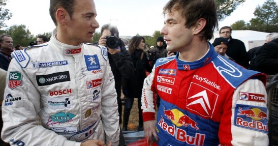Loeb i Sarrazin na torze Paul Ricard