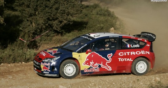 Loeb i Sarrazin na torze Paul Ricard