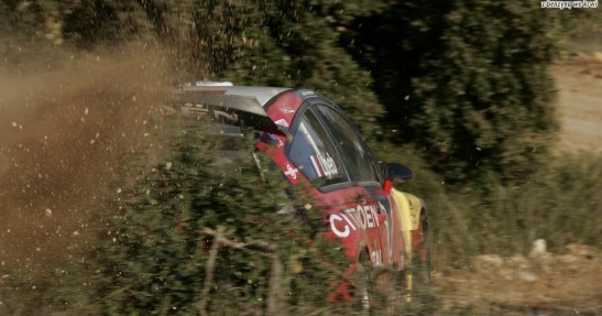 Loeb i Sarrazin na torze Paul Ricard
