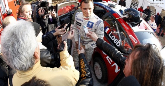 Loeb i Sarrazin na torze Paul Ricard