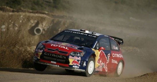 Loeb i Sarrazin na torze Paul Ricard