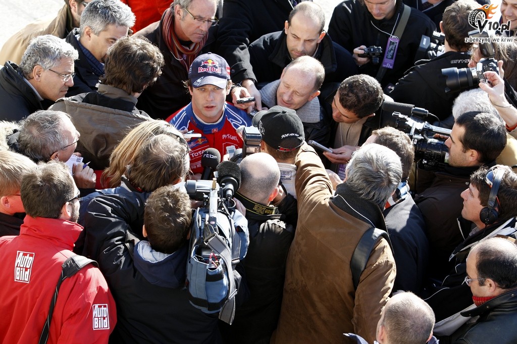 Loeb i Sarrazin na torze Paul Ricard