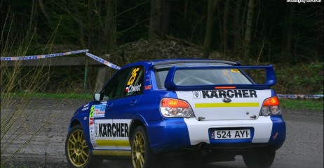 Daniel Chwist na trasie Rajdu Krakowskiego