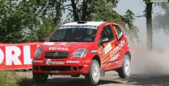 Citroen C2 R2 nie wytrzyma trudw rajdu