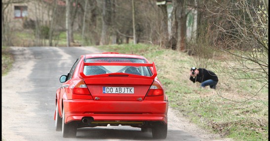 Testy Tomasza Kuchara przed Rajdem Świdnickim 2011 w obiektywie Mateusza Banasia