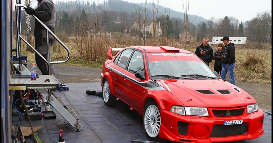 Testy Tomasza Kuchara przed Rajdem Świdnickim 2011 w obiektywie Mateusza Banasia