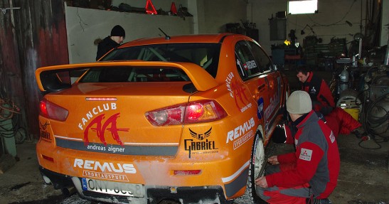 Testy Andreasa Aignera przed Rajdem Monte Carlo 2011 w obiektywie Ewy Manasterskiej