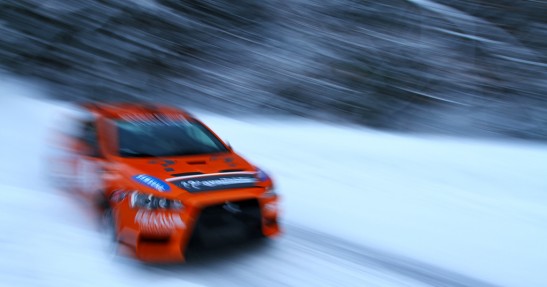 Testy Andreasa Aignera przed Rajdem Monte Carlo 2011 w obiektywie Macieja Niechwiadowicza