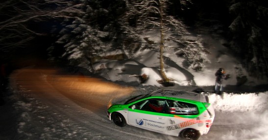 Testy Andreasa Aignera przed Rajdem Monte Carlo 2011 w obiektywie Macieja Niechwiadowicza