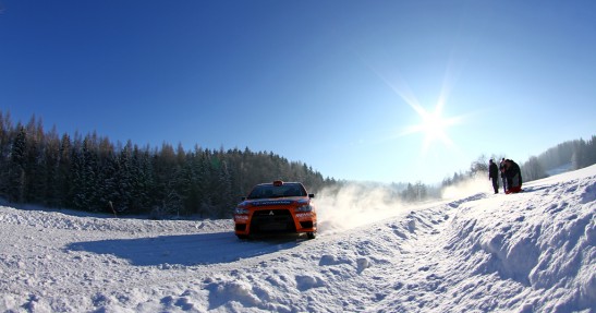 Testy Andreasa Aignera przed Rajdem Monte Carlo 2011 w obiektywie Macieja Niechwiadowicza