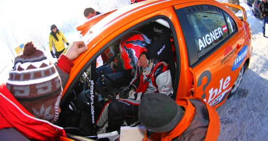 Testy Andreasa Aignera przed Rajdem Monte Carlo 2011 w obiektywie Macieja Niechwiadowicza