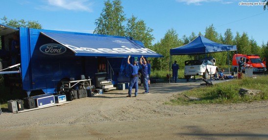 Ford Focus 07 WRC - testy w Finlandii