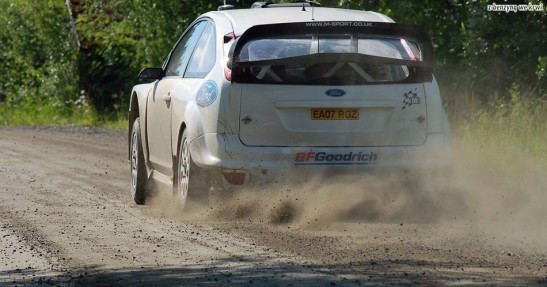Ford Focus 07 WRC - testy w Finlandii