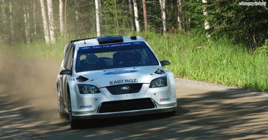 Ford Focus 07 WRC - testy w Finlandii