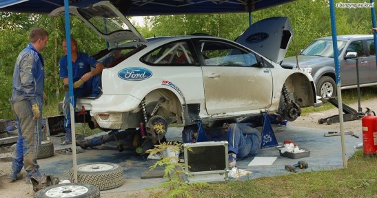 Ford Focus 07 WRC - testy w Finlandii