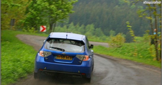 Kajetanowicz testuje Subaru