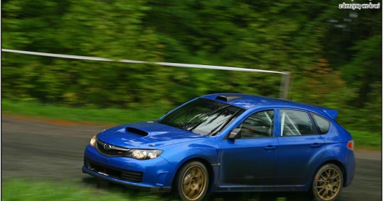 Kajetanowicz testuje Subaru
