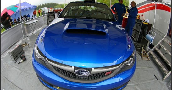 Kajetanowicz testuje Subaru