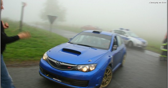 Kajetanowicz testuje Subaru