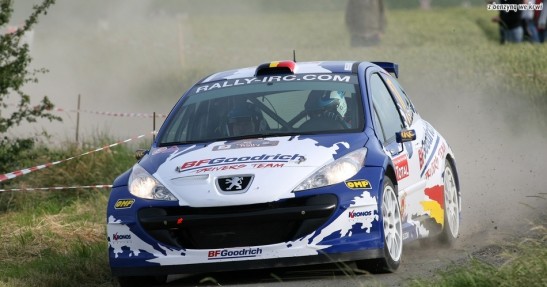 Peugeot 207 S2000 na Rajdzie Ypres