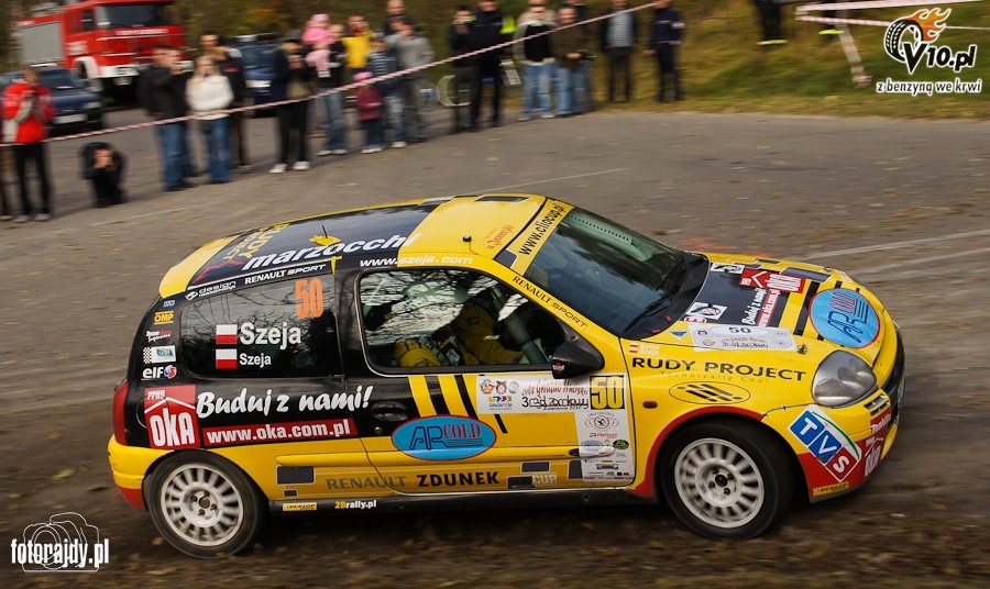 Renault Zdunek Clio Cup na 3. Rajdzie Zamkowym w obiektywie Grzegorza Rybarskiego