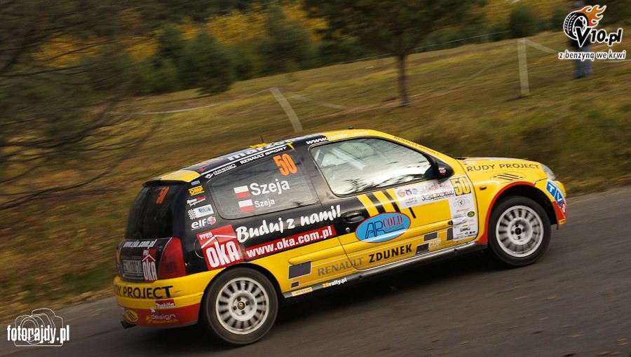 Renault Zdunek Clio Cup na 3. Rajdzie Zamkowym w obiektywie Grzegorza Rybarskiego