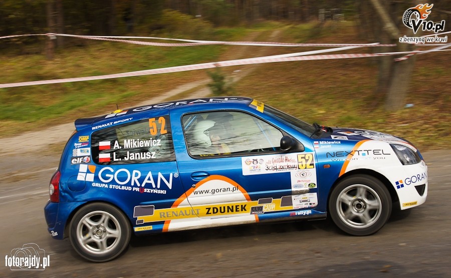 Renault Zdunek Clio Cup na 3. Rajdzie Zamkowym w obiektywie Grzegorza Rybarskiego