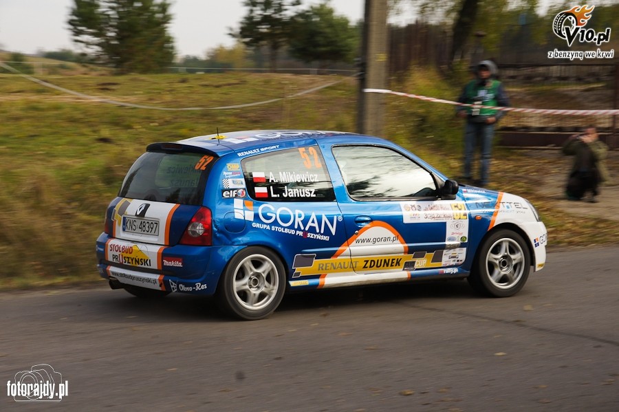 Renault Zdunek Clio Cup na 3. Rajdzie Zamkowym w obiektywie Grzegorza Rybarskiego
