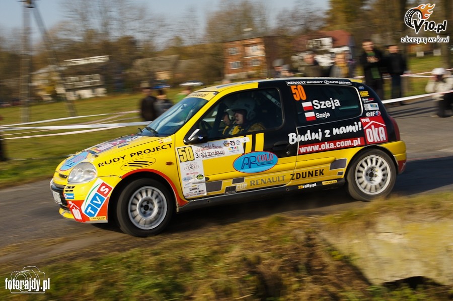 Renault Zdunek Clio Cup na 3. Rajdzie Zamkowym w obiektywie Grzegorza Rybarskiego