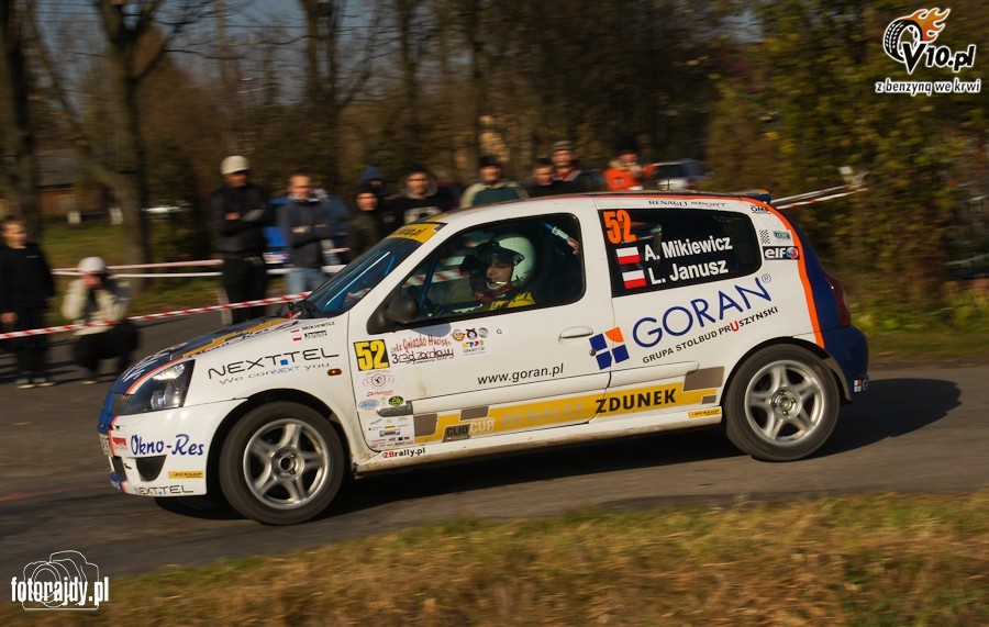 Renault Zdunek Clio Cup na 3. Rajdzie Zamkowym w obiektywie Grzegorza Rybarskiego