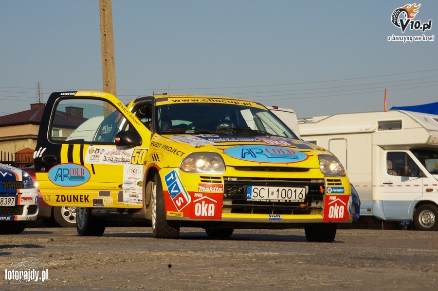 Renault Zdunek Clio Cup na 3. Rajdzie Zamkowym w obiektywie Grzegorza Rybarskiego