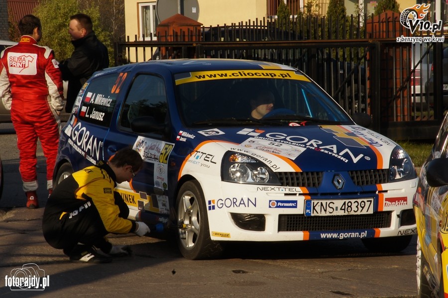 Renault Zdunek Clio Cup na 3. Rajdzie Zamkowym w obiektywie Grzegorza Rybarskiego