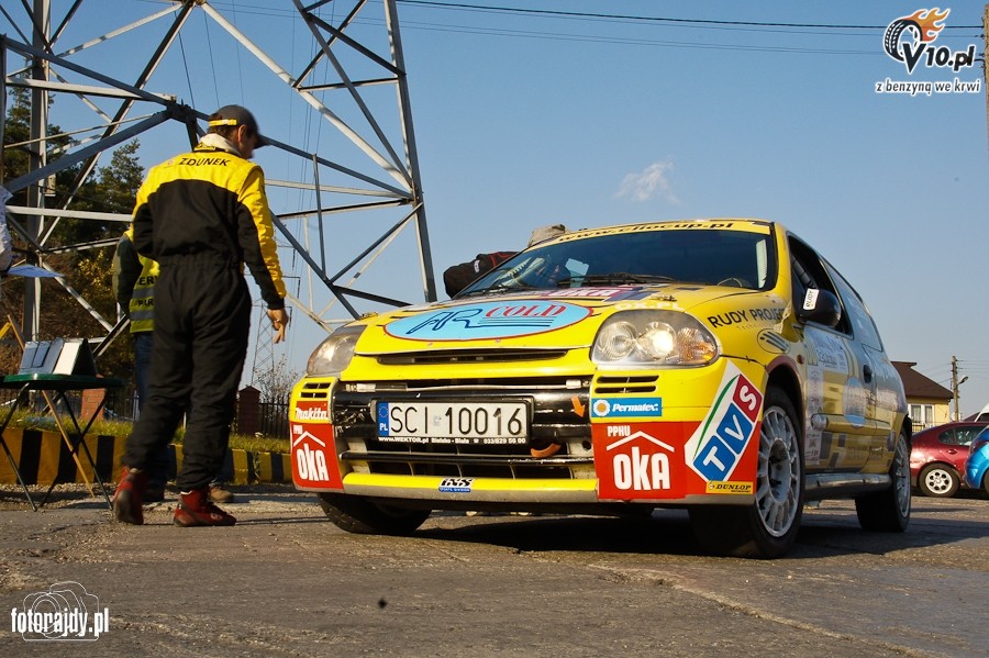 Renault Zdunek Clio Cup na 3. Rajdzie Zamkowym w obiektywie Grzegorza Rybarskiego