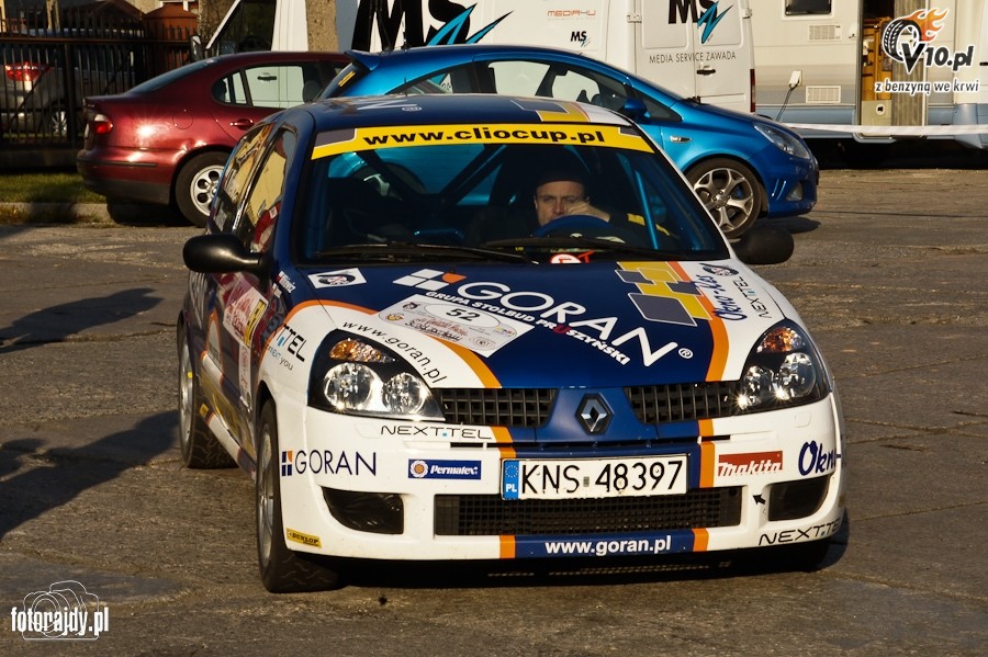 Renault Zdunek Clio Cup na 3. Rajdzie Zamkowym w obiektywie Grzegorza Rybarskiego