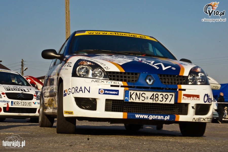 Renault Zdunek Clio Cup na 3. Rajdzie Zamkowym w obiektywie Grzegorza Rybarskiego