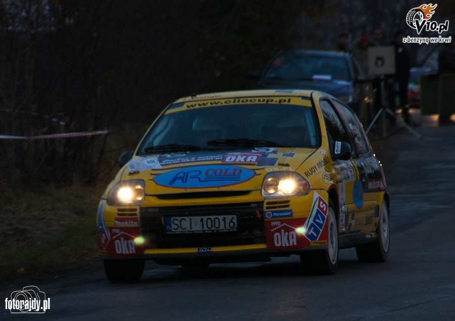 Renault Zdunek Clio Cup na 3. Rajdzie Zamkowym w obiektywie Grzegorza Rybarskiego